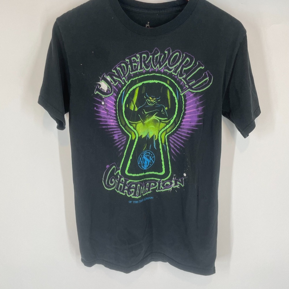 Vintage Disneyland Resort by Hanes Chernabog Underworld Champion T-Shirt Black S
